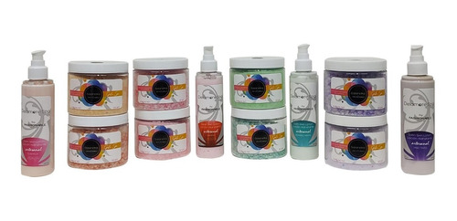 Set Jelly Spa Gelatina Exfoliante Suavizantes Y Relajantes.