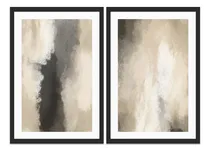 Comprar  Cuadros Deco Arte Abstracto Neutro Modernos 43x63cm Set X2