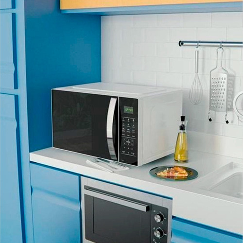 Micro-ondas Britânia Bmo23 De Preto 20l Branco-127v 127v