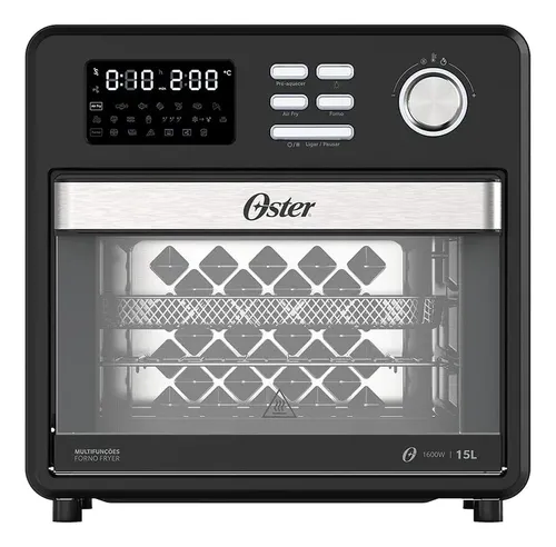 Forno e Fryer Oster Compact 10 em 1 OFOR160 de 15 Litros e 1600W ...
