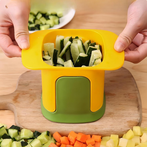 2 Packfrench Fry Cutter,chop Box,waffle Fry Cutter,potato Cr