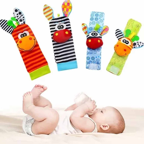 Juguetes De Estimulación,calcetines Para Bebés Baby Rattles