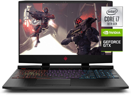 Hp Omen 15 Portatil Gamer Core I7 10750h 8gb Ram Gtx 1650 Ti