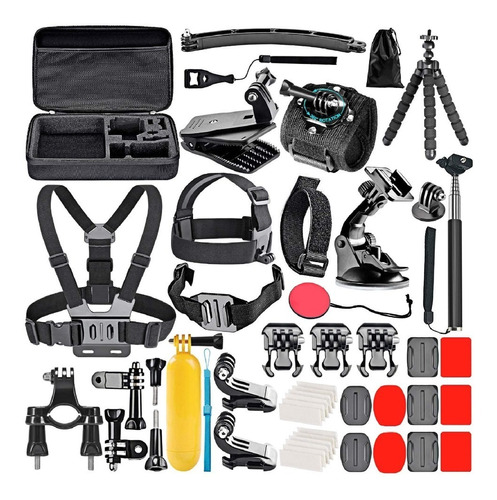 Kit 50 Para Camara Accesorios  Gopro Hero 5 4 3 2 1