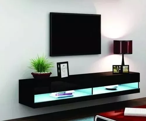 Muebles de tv con luces led  Muebles para tv, Muebles para tv modernos,  Muebles