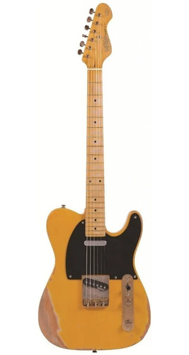 Guitarra Electrica Vintage V52 Icon Series  D.butterscotch