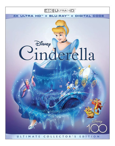 4k + Blu-ray Cinderela (cinderella) - Lacrado. Importado