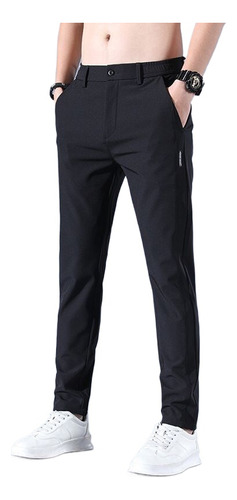 Pantalones De Golf Holgados De Seda Helada Para Hombre