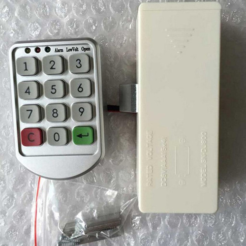 * Segurança Do Teclado Com Senha De Bloqueio De Armário
