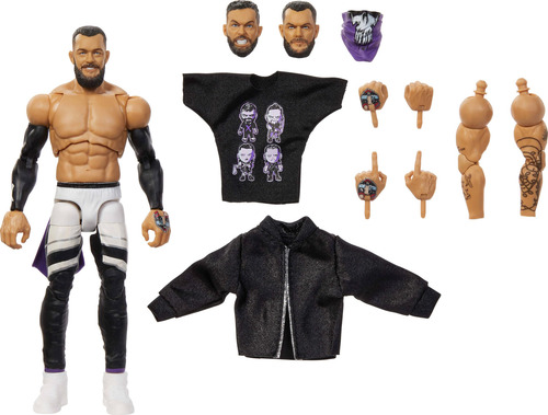 Boneco De Ação Mattel Wwe Ultimate Edition Finn Balor De 6 P