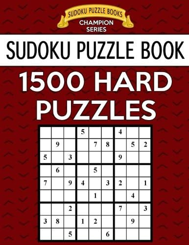 Libro: Sudoku Puzzle Book, 1,500 Hard Puzzles: Bargain Sized