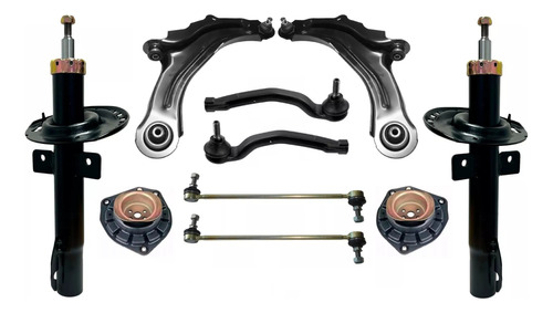 Kit Tren Delantero + 2 Amortiguador Para Renault Megane 2