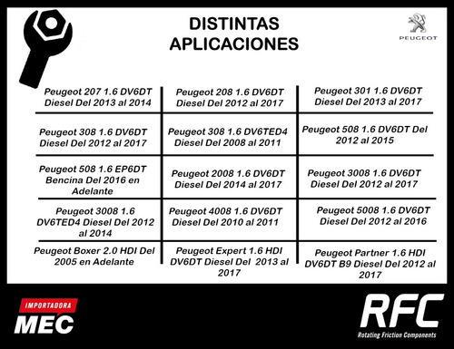 Imagen 4 de 6 de Kit Embrague Peugeot Boxer 2.0 Hdi Del 2005 En Adelante