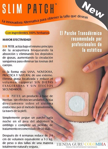 Parches Adelgazantes, Parches Desintoxicantes, Con Iman Slim