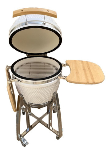 Imagen 2 de 4 de Horno Kamado Bosca Parilla Ceramica Pirometro Completo