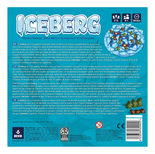 Devir Iceberg Juego De Mesa En Español