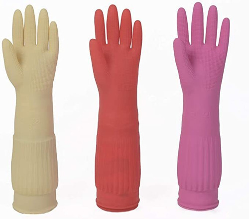 Taehwa - Guantes De Limpieza Para El Hogar De Látex (3 Par.