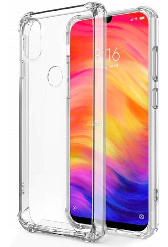 Funda Tpu Transparente Para Xiaomi Redmi 7a + Templado