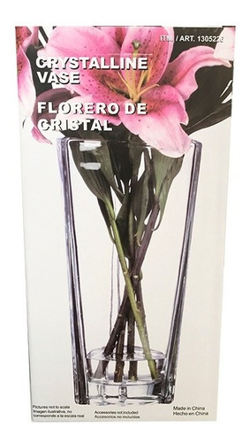 Florero De  Cristal Marca Krystal King