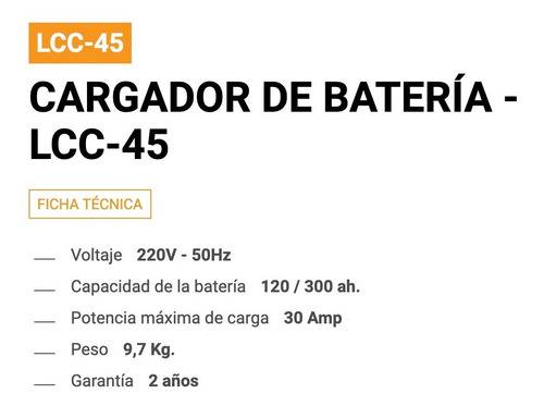 Imagen 4 de 8 de Cargador De Bateria Auto 120-300ah Lusqtoff 30 Amp 12v 24v