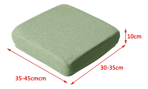Taburete De Tocador Elástico Funda De Asiento Funda Verde B
