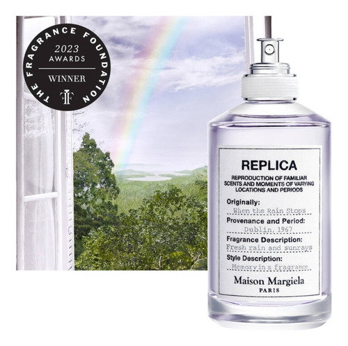 Réplica de Maison Martin Margiela Paris When The Rain Stops Dublin, 1967 Edt, 100 ml, para Genderless