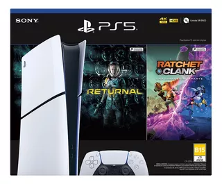 Bundle Playstation 5 Digital Slim + 2 Juegos