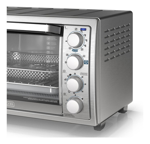 Imagen 3 de 3 de Horno de mesa eléctrico Black+Decker TO4315SS-LA 120V