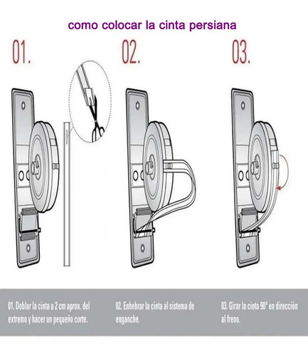 Imagen 3 de 5 de Enrollador Cortina Reforzado 6 Mts Cincado Para Persianas