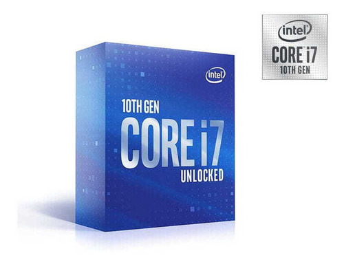 Processador Core Octa Core I7-10700k 3,80ghz 16mb C/ Video 