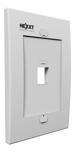  Faceplate O Placa De Pared Nexxt, 1 Puerto - Color Blanco