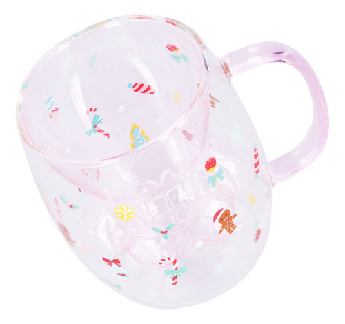 Zheyang Tazas De Café De Doble Pared Gato Vidrio