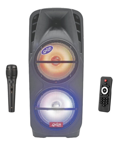 Parlante Karaoke Bluetooth Portátil Usb Luz Led 2500w + Mic