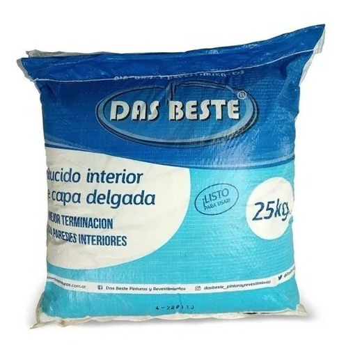 Enlucido Das Beste Capa Delgada X Bolsa 25kgs.