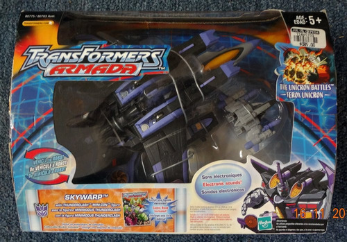 Skywarp Transformers Armada With Thunderclash Mini-con 2003