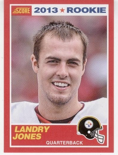 2013 Score Red Landry Jones Rookie Steelers Qb