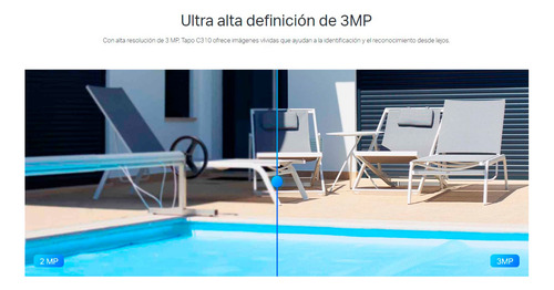 Cámara De Vigilancia Wi-fi Tp-link Tapo C310 3mp + Sd 128gb