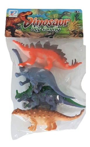 Set De Dinosaurios X4 Art 888a20 - Lyon Toys