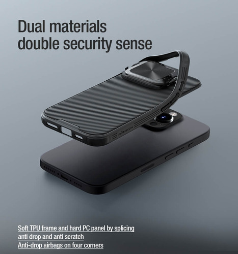 Capa Case Nillkin Camshield Prop Para iPhone 16 Pro 6.3 Pol