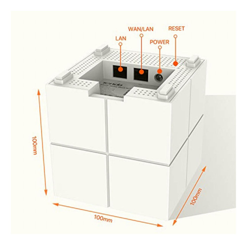 Tenda Mw6 Sistema Nova Mesh Wifi, Doble Banda Gigabit Ac1200