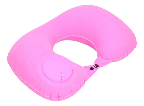 Almohadas De Viaje Rosadas, Almohada Inflable, Prensa En For