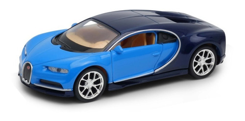 Welly 1:34 Bugatti Chiron Celeste C/negro 43738cw