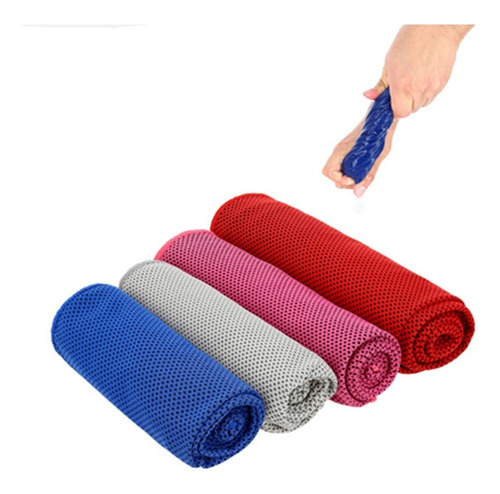 Toalla Deportiva De Poliéster Con Microfibra Color Rosa Asana