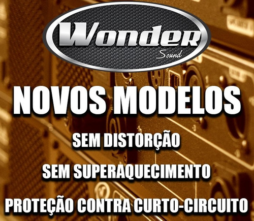 Modulo In Box 4000 Watts 2 Ohms Ampl. Sub Caixa Wonder
