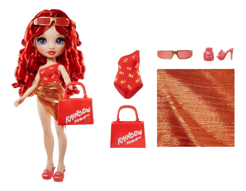 Boneca Rainbow High Swim & Style Ruby Anderson - Mga
