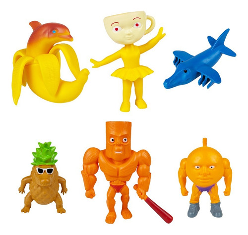 6 * Tralalero Tralala Figuras De Acción,tung Sahur Brainrot