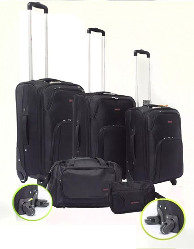 Set De Valijas Airline 5 Pcs. Expansibles