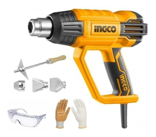 Pistola De Calor Pro 3 Niveles De Temp Ingco 2000w Hg200028