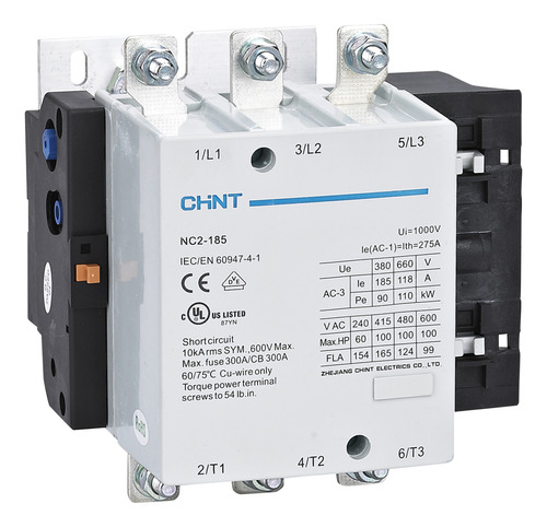 Contactor 185 Amp 220v Chint Nc2-185