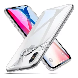 Capa Case Transparente Para iPhone X Xs Capinha + Película V